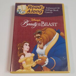 Disney Beauty and the Beast Read-Along Book CD & Cassette COMPLETE Tested